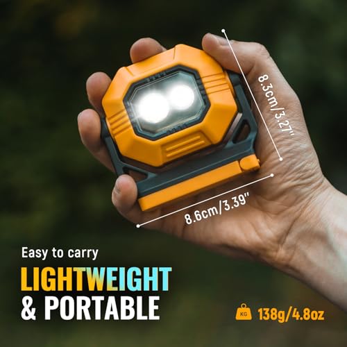 Easymaxx Rechargeable Magnetic Work Light 2 Pack, 1500LM LED - Image 7