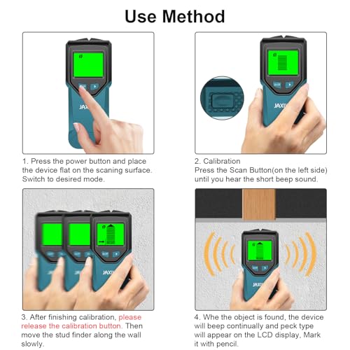 Stud Finder Wall Scanner - 5 in 1 Stud Finder Tool w/Smart - Image 8