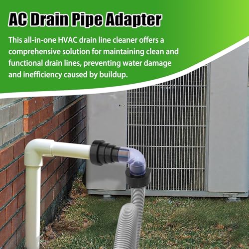 AC Drain Line Unclogger, Wet Vac Adapter for 3/4"-2" HVAC PVC - Image 8