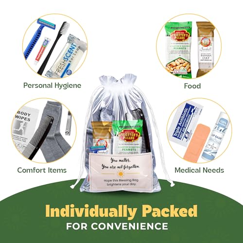 Pre-Assembled Homeless Care Packages 5-Pack, 14-Item Blessing - Image 8