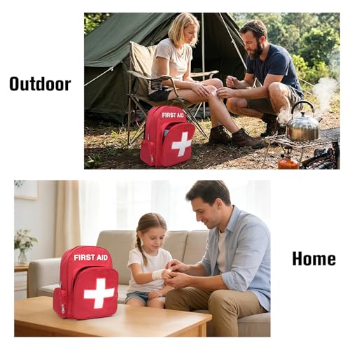 Gatycallaty First Aid Bag Empty Backpack Emergency Bags - Image 8