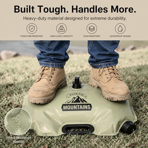 Collapsible Water Container Portable Water Jug with Spigot - Image 7