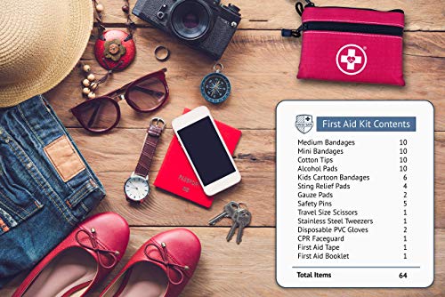 Swiss Safe 2-in-1 10 Pack Camping First Aid Kit for Travel & Car - Image 8