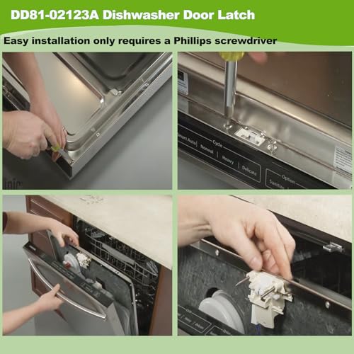 DW80F600UTS DW80J3020US Door Latch,DD81-02132A DD81-01629A - Image 7