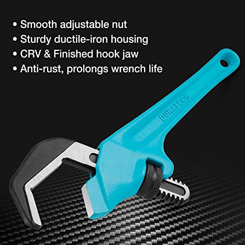 DURATECH 9-1/2 inch Hex Offset Wrench, Hex Pipe Wrench - Image 7