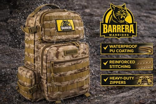 BARRERA Tactical Backpack 25L, Military MOLLE Backpack - Image 7