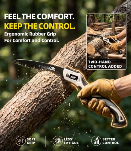 10-Inch Folding Saw, 7 TPI SK5 High-Carbon Steel Pruning Saw - Image 8
