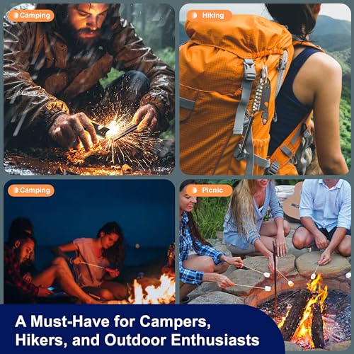 Survival Fire Starter, 4 Inch Ferro Rod, Flint Fire Starters - Image 7