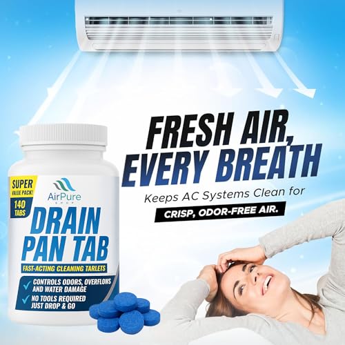 Air Pure Drain Pan Tabs - 140 Flow Treatment Tablets - Image 7