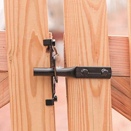 Post Mount Gate Latch for Wooden Fence, Self Locking Gate - Image 8