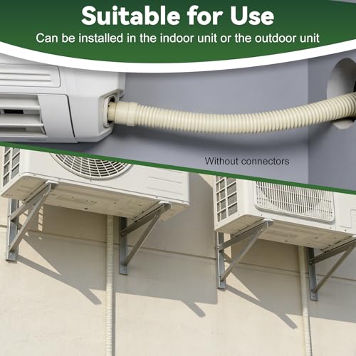 Flehomo 26Ft Universal Mini Split AC Drain Hose, 5/8 ID UV - Image 8