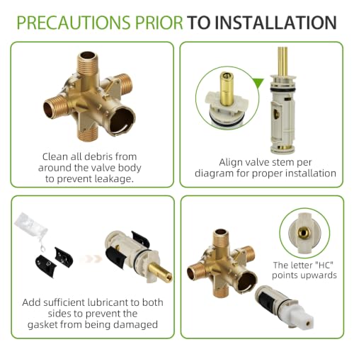 1222 Replacement Cartridge Kit for Moen One Handle Posi - Image 7