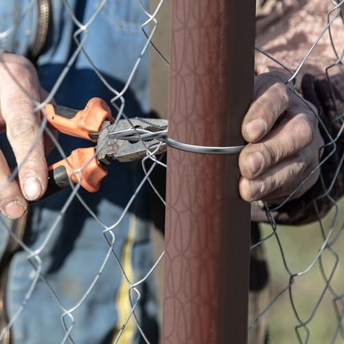 Hicarer 200 Pcs Chain Link Fence Ties EZ Twist 9 Gauge, 1-7/8" Od - Image 7