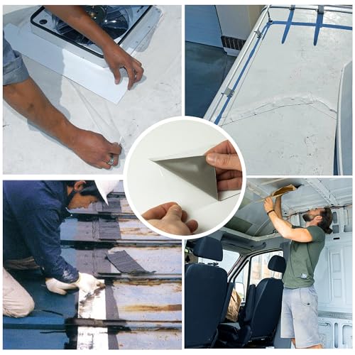 RV Sealant Tape with Roller, White - Image 8