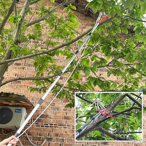 13ft Pole Saws for Tree Trimming, Lightweight Stainless Steel - Image 7