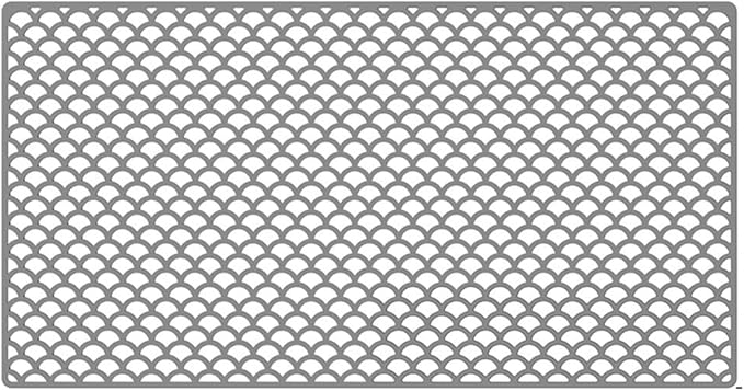 Sink Protectors for Kitchen Sink, 30"x16" Non-Slip Silicone Sink Mats Protect Your Stainless Steel Bottom of Kitchen Sink or Drying Rack(Gray)