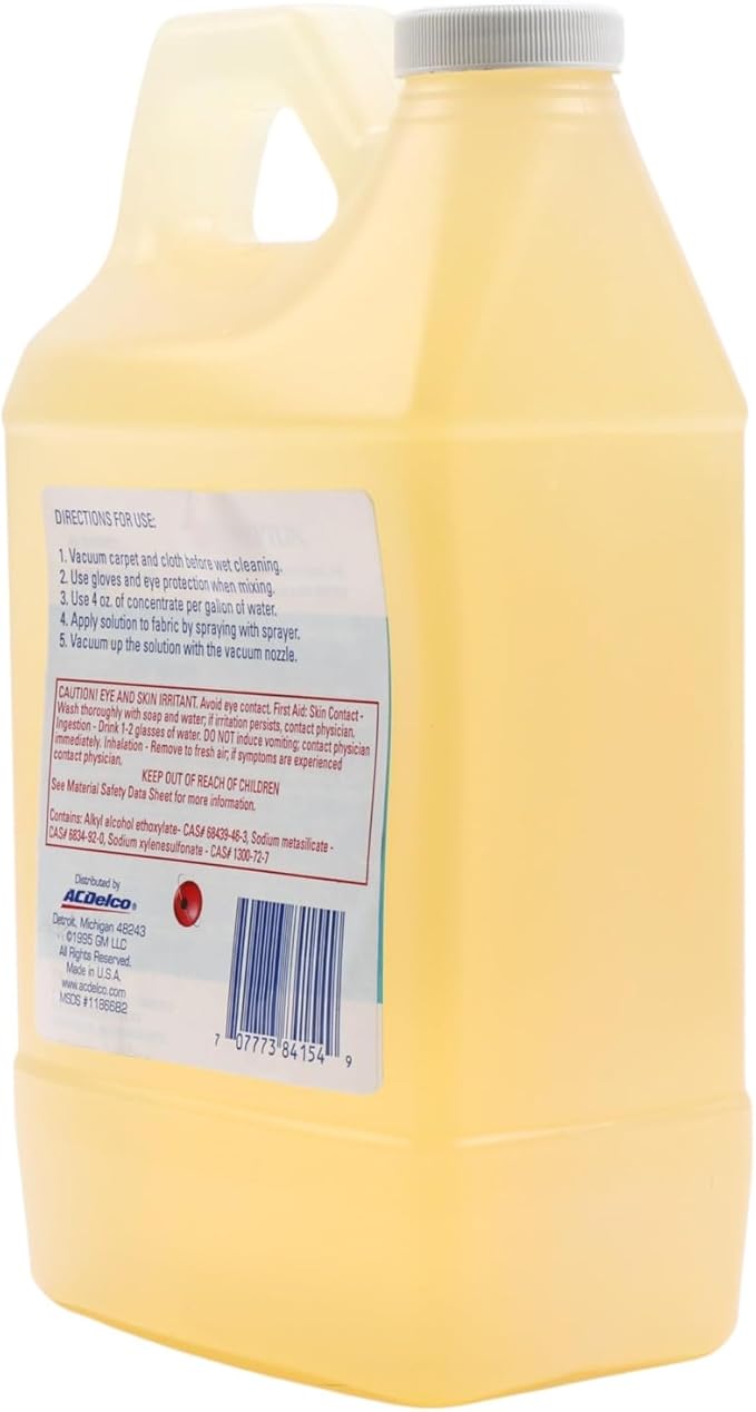 ACDelco GM Original Equipment 10-8025 Carpet and Upholstery Cleaning Concentrate - 67 oz