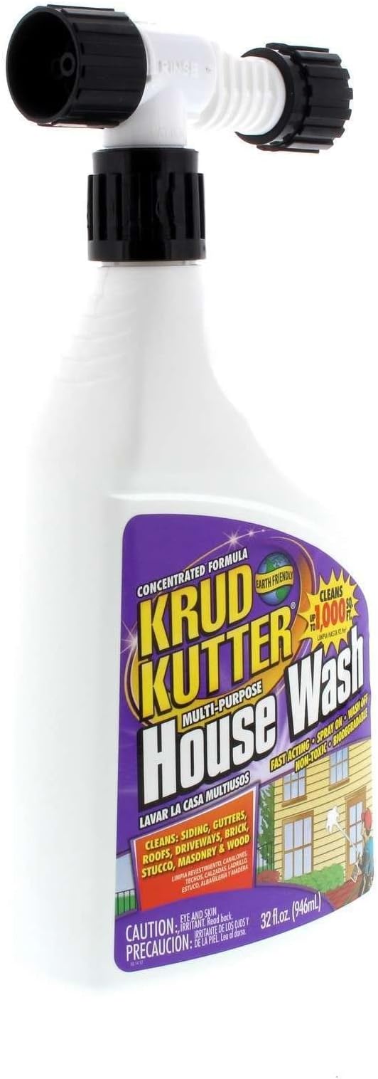 Krud Kutter HW32H4 Multi-Purpose House Wash, 32 oz (Pack of 2)