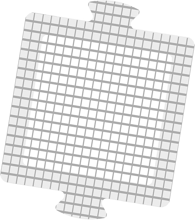 INVIHUG,25 Pack, Disposable Shower Drain Hair Catcher Mesh Stickers,Disposable Hair Drain Catcher. (4.1inch Square)