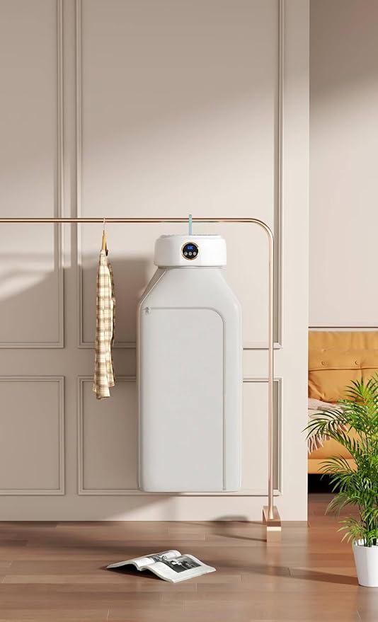 Mini Dryer For Clothes – Portable Laundry Machine, Compact Electric Dryer For Apartments, Travel & Small Spaces Fast Drying With Adjustable Timer And Wrinkle Care