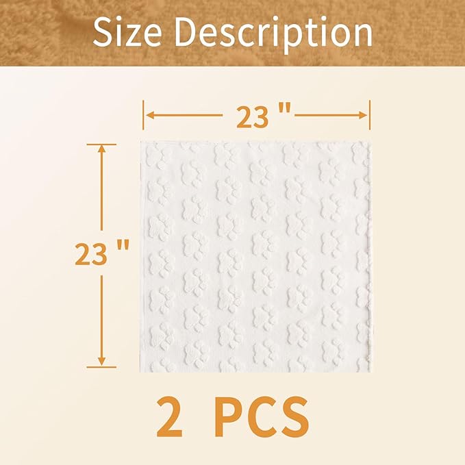 Waterproof Couch Cover for Dogs Washable,Fuzzy Pet Couch Covers for Sofa,Thick Soft Dog Mat Non-Slip Couch Covers for 3 Cushion Couch Sofa Pet Friendly (White, 23 * 23(2pcs))