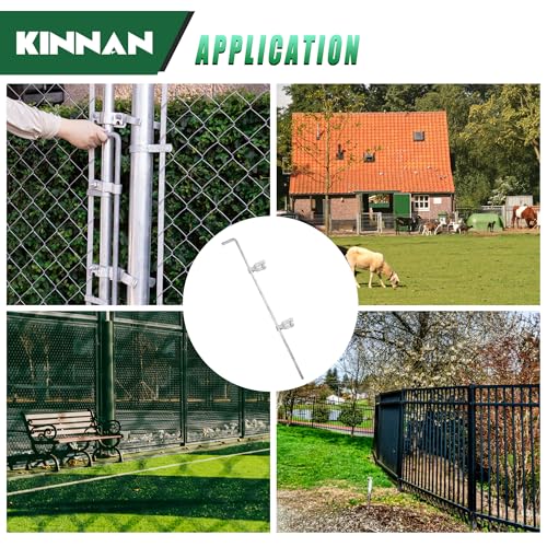 KINNAN 1-3/8" x 32" Gate Drop Rod Kit for Chain Link - Image 8