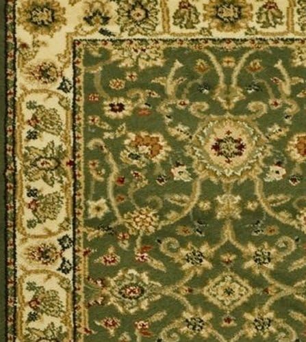SAFAVIEH Lyndhurst Collection Runner Rug - 2'3" x 8', Sage & Ivory, Traditional Oriental Design, Non-Shedding & Easy Care, Ideal for High Traffic Areas in Living Room, Bedroom (LNH212C)