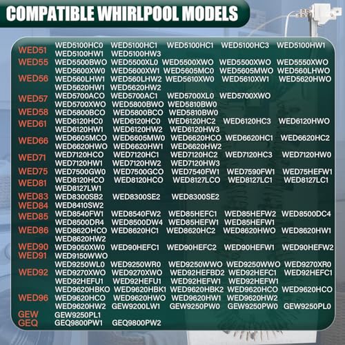 Dryer Heating Element Kit Compatible with Whirlpool & | Home Repair - Image 8