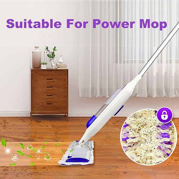 36 Pack Power Mop Refill Pads for Swiffer PowerMop - Mop Pads Refills for All Multi-Surface Hardwood Floor Cleaning, 12 Layers Thickened Durable | Super Absorbent | Stickiness