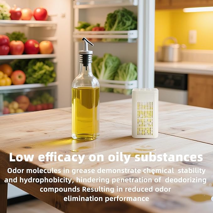 Strongest Refrigerator Deodorizer Odor Eliminator, 12 Months Long-Lasting Freshness for Refrigerator Shoe Cabinet Bathrooms Cars, More Effective Than Baking Soda, 1 pack