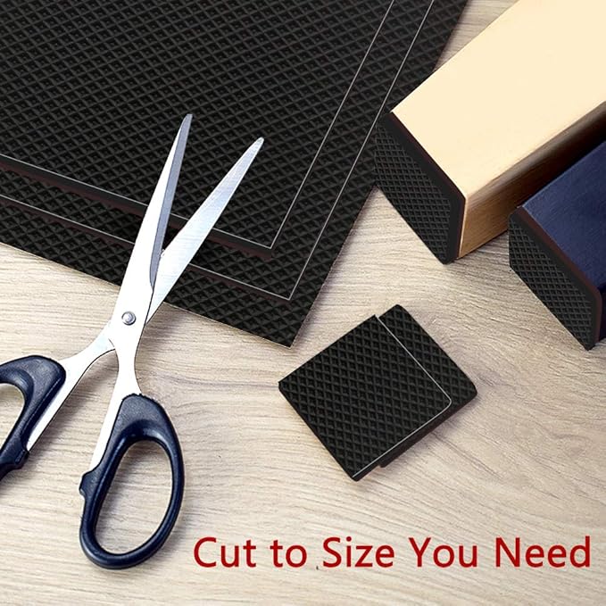 Yelanon Non Slip Furniture Pads -8pcs 6" Grippers Hardwood Floors, Non Skid for Furniture Legs,Self Adhesive Rubber Furniture Feet, Anti Slide Furniture Floors Protectors for Keep Couch Stoppers