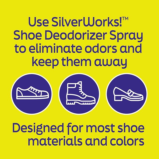 Shoe Deodorizer Spray For Smelly Shoes - Shoe Odor Elimination - Boot, Sneaker, Shoe Smell Eliminator - Stinky Shoes Odor Eliminator, Shoe Freshener Spray -16.9oz