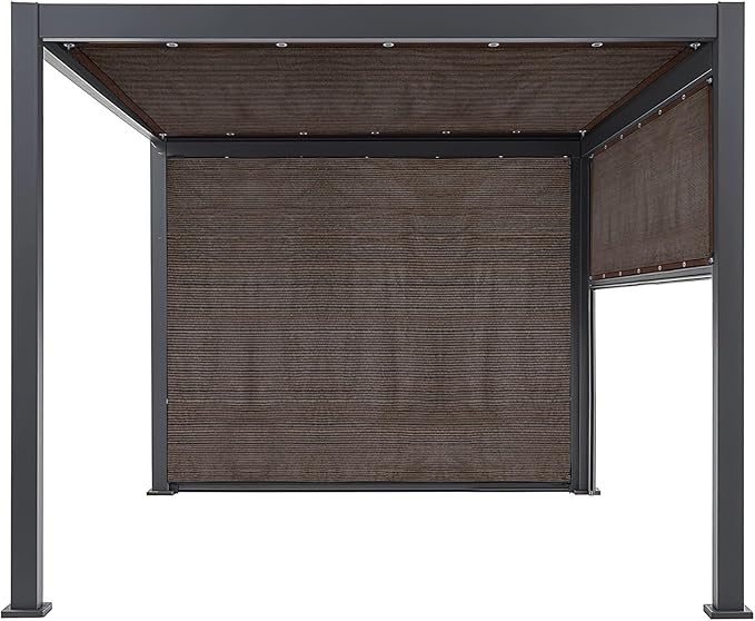 Fence Privacy Screen Balcony Sun Shade Cloth 9'9"x13' 80% Shade Fabric Outdoor Patio Screens Mesh Panels Apartments Railing Cover UV Protection for Backyard Garden Porch Deck