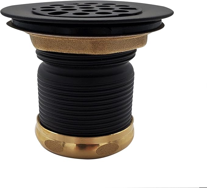 Westbrass Grid Basket Style Bar Sink Strainer, Matte Black, D2181-62