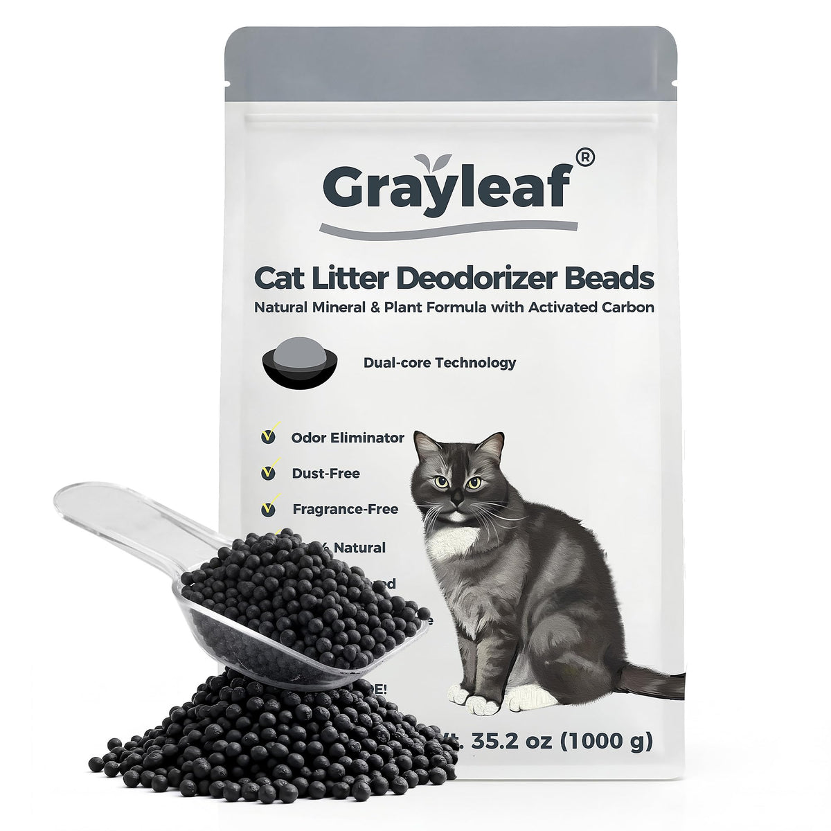 Grayleaf® Unscented Cat Litter Deodorizer, 35.2oz Du | Pet Essentials - Image 10
