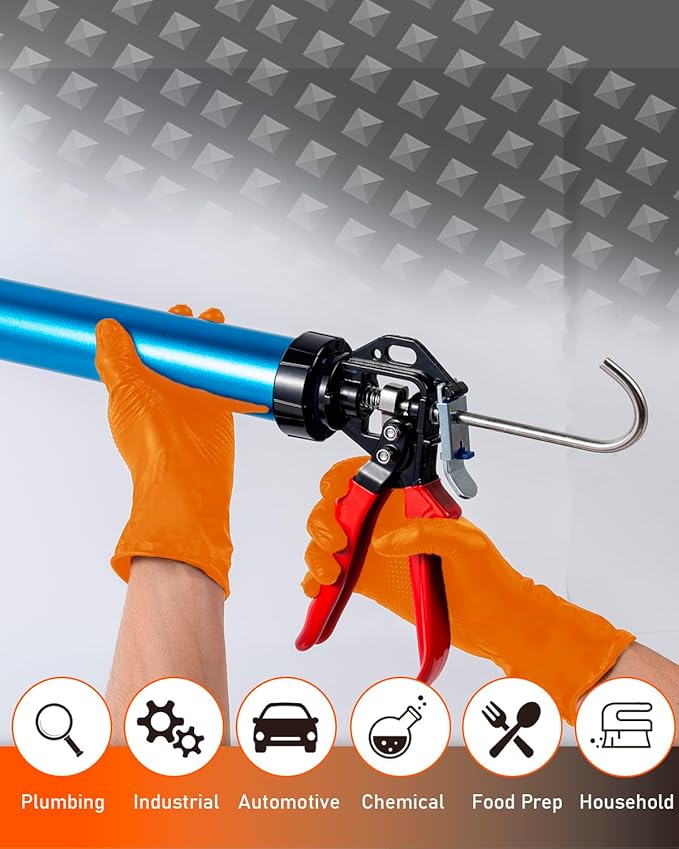 10 Mil Nitrile Gloves Disposable Heavy Duty Rubber Chemical Resistance Gloves for Mechanic