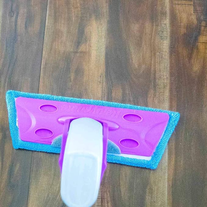 RejuvenateRejuvenate High Performance All-Floors and Hardwood No Bucket Needed Floor Cleaner, 128oz & Click N Clean Microfiber Mop Cleaning Pad RefillRejuvenate