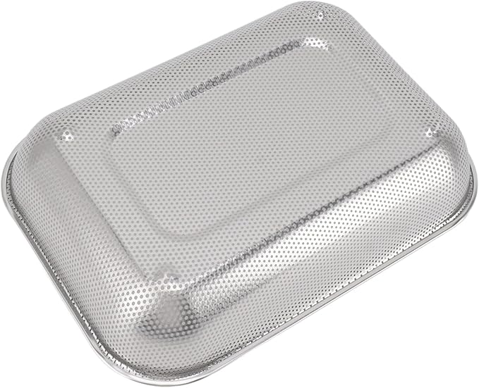 Mesh Vegetable Washing Basket, Large Stainless Steel Colander Strainer, Fruit Vegetable Rectangular Mesh Strainer Screen Basket Sink Colander Vegetable Washing Basket (L)