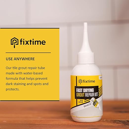 Grout Repair Kit, White Grout Filler Tube, 8oz