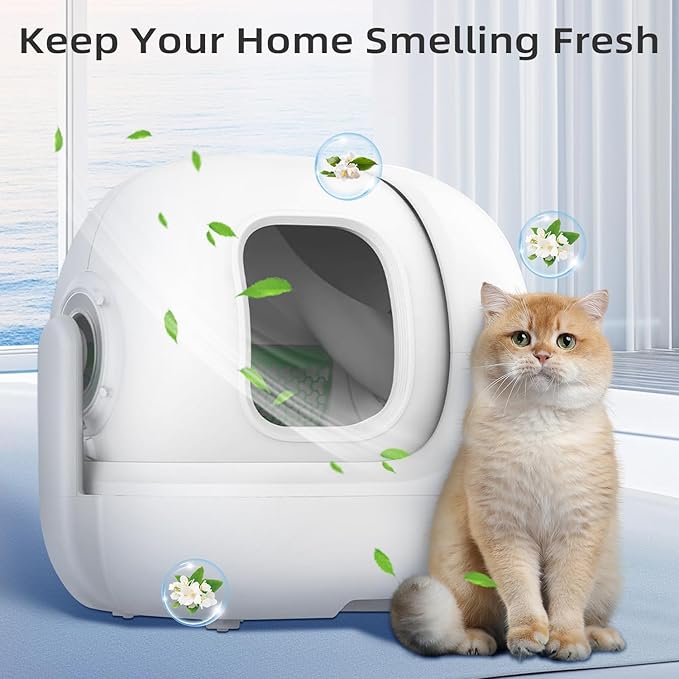 6 Packs Smelling Fresh with N50-2.0 Odor Eliminator Exclusive for Pura Max Automatic Self-Cleaning Cat Litter Box - Cat Toilet Odor Control, Deodorant Aromatherapy Paste (Old/New Packaging Randomly)
