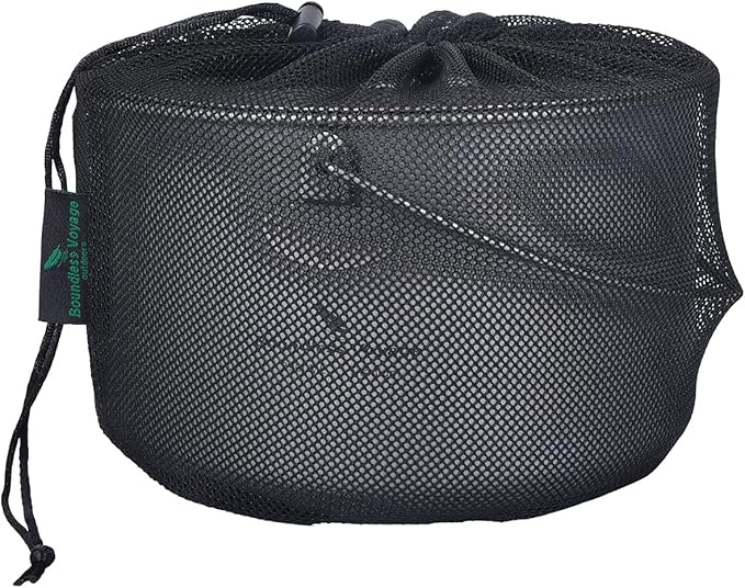 iBasingo 5pcs Nylon Mesh Bag Stuff Sack Golfball Pot Outdoor XL-BVP04