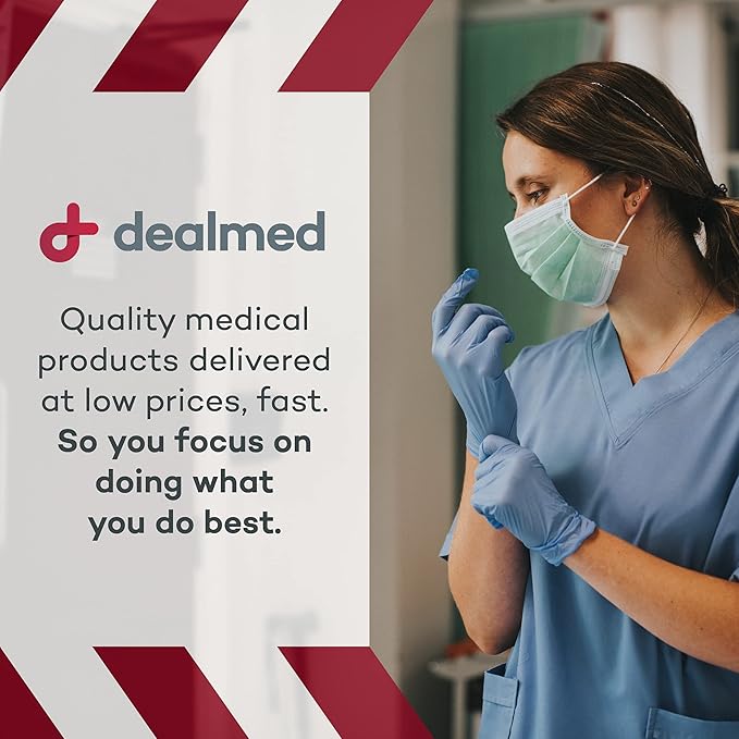 Dealmed Nitrile Medical Grade Exam Gloves
