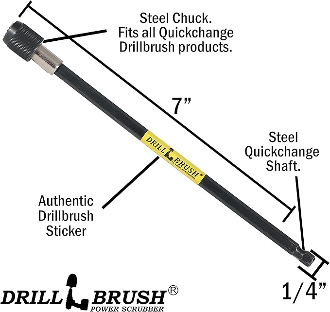 Drillbrush Cleaning Tools - Cordless Drill Accessories - Drill Brush Scrubber Attachments - Pool Cleaner - Home Cleaning Brushes - Kitchen Scrub Brush - Kitchen Cleaner Pads - Stove Brush - Counters