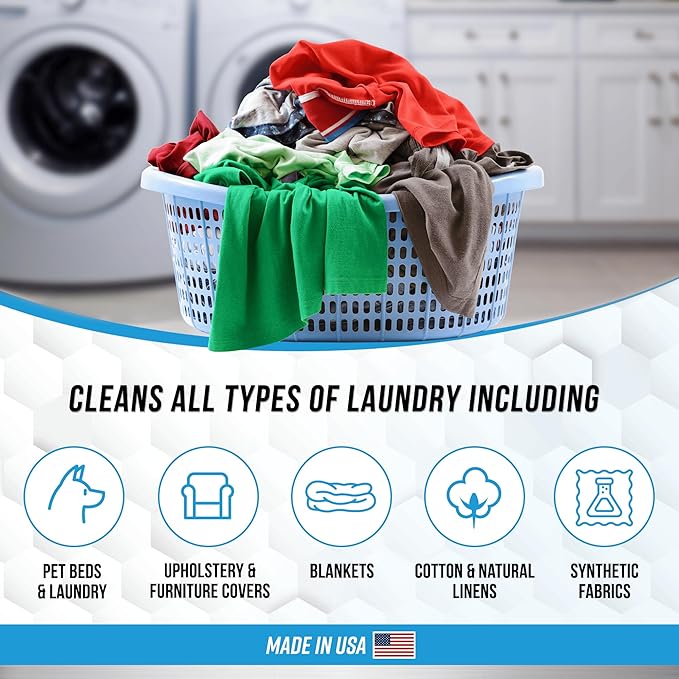 ACTIVE Messy Kids Stain Remover and Enzyme Laundry Booster - Includes 12oz Kids Stain Removal Spray and 2LB Enzyme Laundry Booster Powder