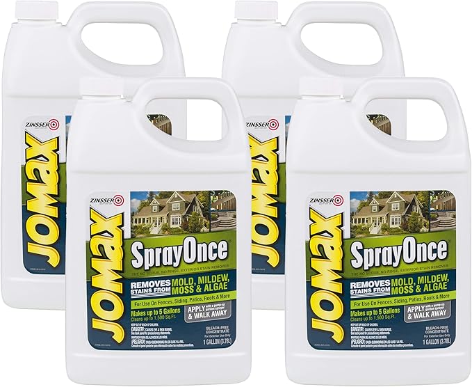 Rust-Oleum Jomax 308764 Spray Once, 1 Gallon, 128 Fl Oz (Pack of 4)