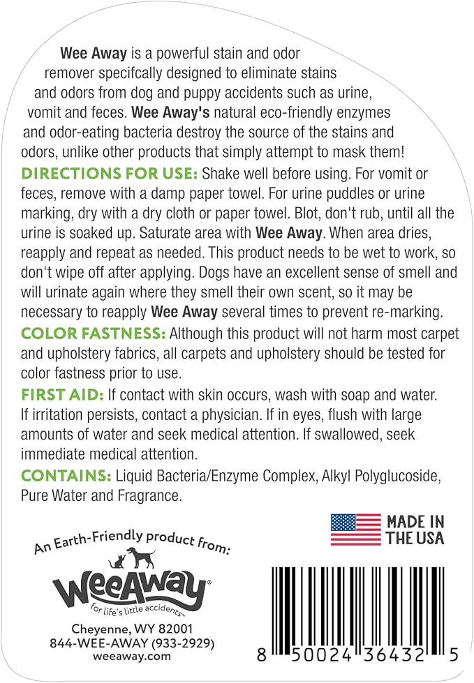 Ultra-Concentrated Stain & Strong Odor Eliminator, Enzyme Cleaner, Pet Odor Eliminator for Home - Dog Urine Destroyer - Carpet Cleaner Spray, Green Tea Scent, 16 fl oz