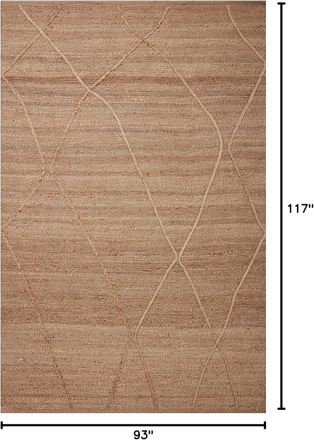 Loloi Bodhi Collection BOD-05 Natural/Natural 7'-9" x 9'-9" Area Rug