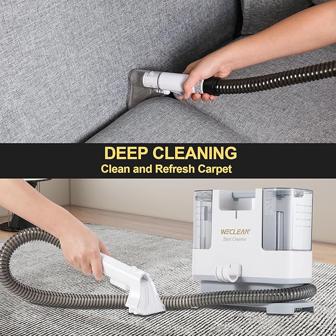 WECLEAN Professional Carpet Cleaner Machine Detergent,Carpet Cleaner Solution for Carpet, Rugs, and Upholstery, eliminates pet Stains, Messes and Odors, 34 Oz