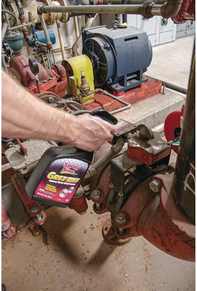 Spray Nine Grez-off heavy duty degreaser 32oz spray bottle industrial strength