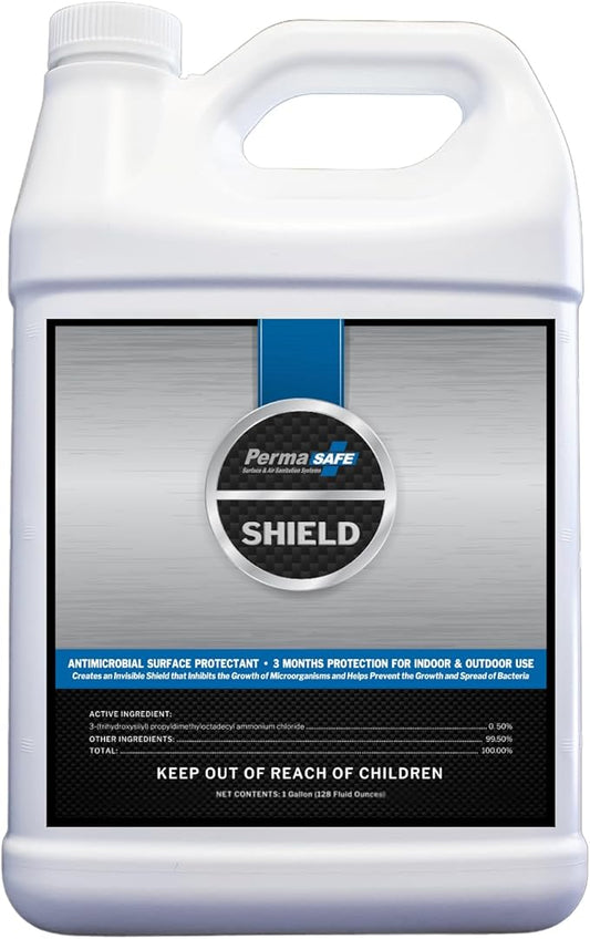PermaSafe Shield 90-day antimicrobial disinfectant spray for mold mildew and odor protection